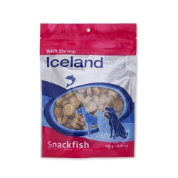 FISH SNACK PER CANI  Iceland Pet - GAMBERETTI