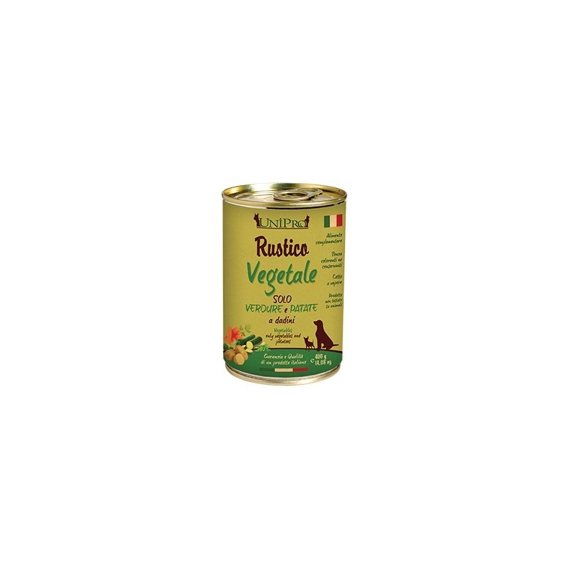 Unipro Rustico Vegetale 6 lattine da 400 gr