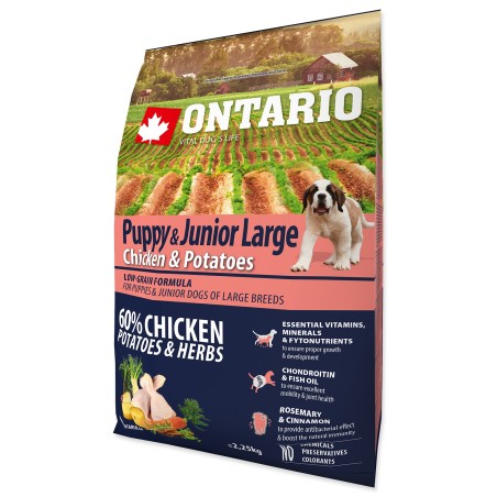 Ontario Puppy & Junior Large Chicken & Potatoes