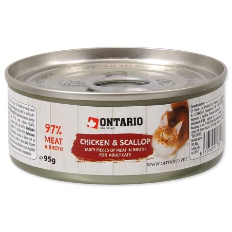 Ontario Adult Cat Chicken Pieces & Scallop