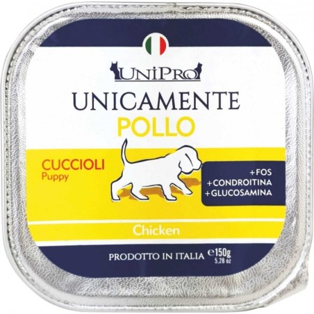 Unicamente pollo- cuccioli 150 gr