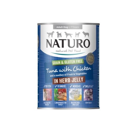 ADULT DOG GRAIN & GLUTEN FREE SALMON WITH CHICKEN IN A HERB JELLY 390G
