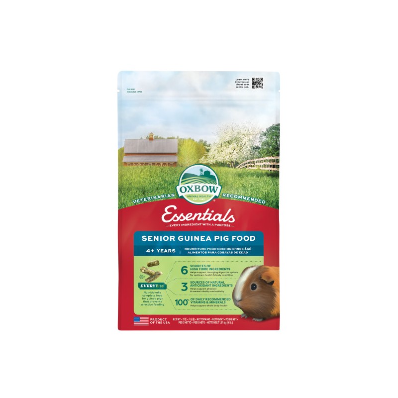 Essentials Senior Guinea Pig Food – Alimento Completo per Cavie Senior