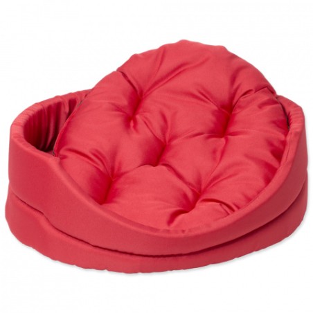 CUCCIA DOG FANTASY OVALE CON CUSCINO ROSSO