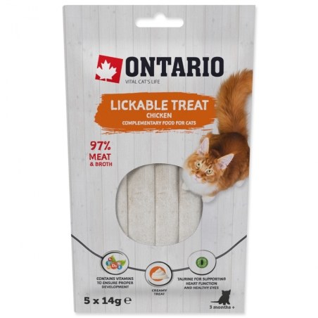 LICKABLE TREATS FOR CATS ONTARIO 5X14GR