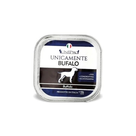 Unipro Unicamente Bufalo Cibo Umido Cani Adulti Vaschetta 150g