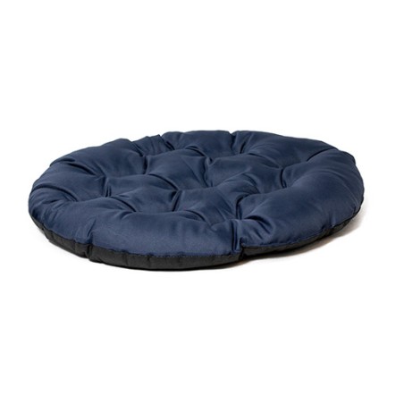 Cuscino ovale blu scuro