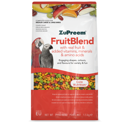 Zupreem Fruitblend Medium/ Large Birds 1kg